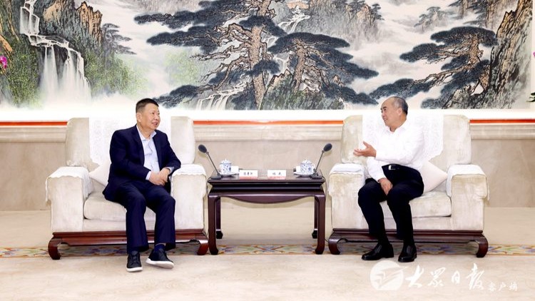 山东省委书记林武会见乐鱼官方网站-乐鱼leyu(中国)董事长陈景河