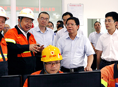 龙岩市代市长林国耀到乐鱼官方网站-乐鱼leyu(中国)检查重点建设项目