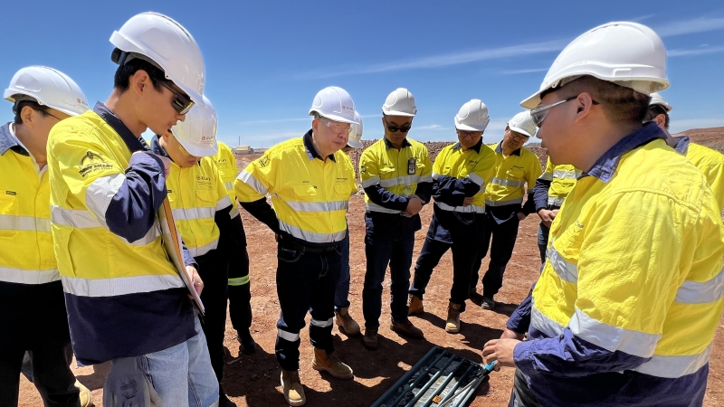 陈景河董事长调研乐鱼官方网站-乐鱼leyu(中国)澳大利亚诺顿金田
